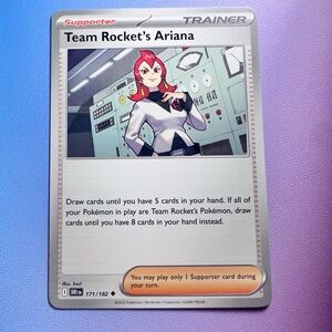 team rocket’s ariana - 171/182 (uncommon) — pokemon: destined rivals